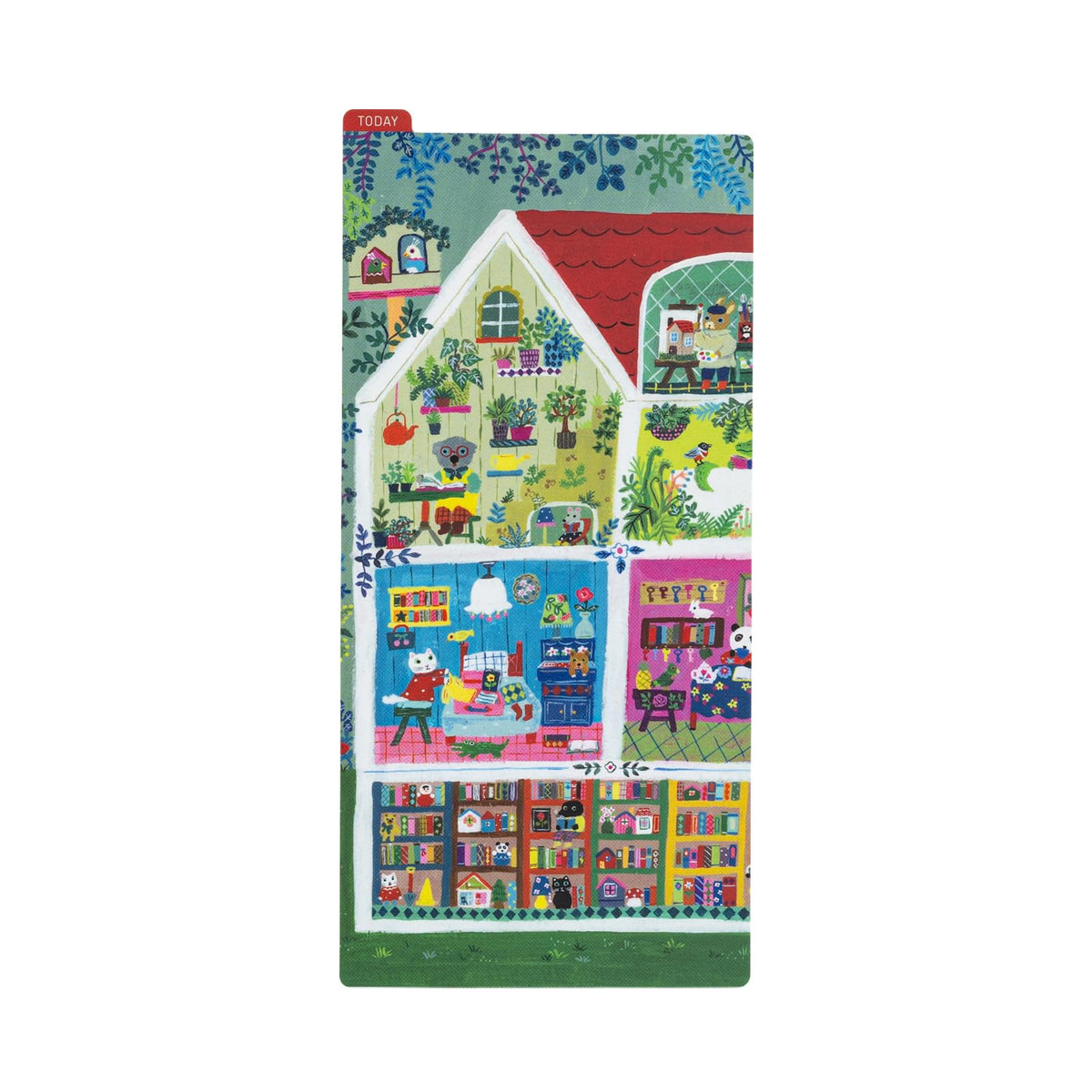 Hobonichi Techo Accessories Yumi Kitagishi: Hobonichi Pencil Board for Weeks (Animal Condo)