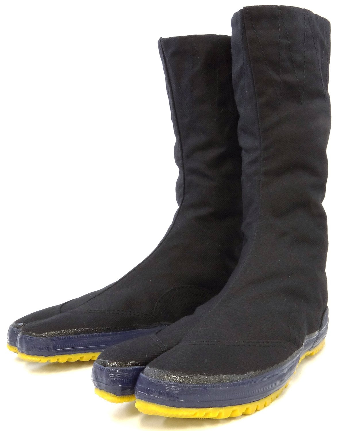 Rikio Tabi Shoes Black Hatashitabi (Outdoor Tabi) (JP 25cm Approx. US Men Size 7; Woman Size 8)
