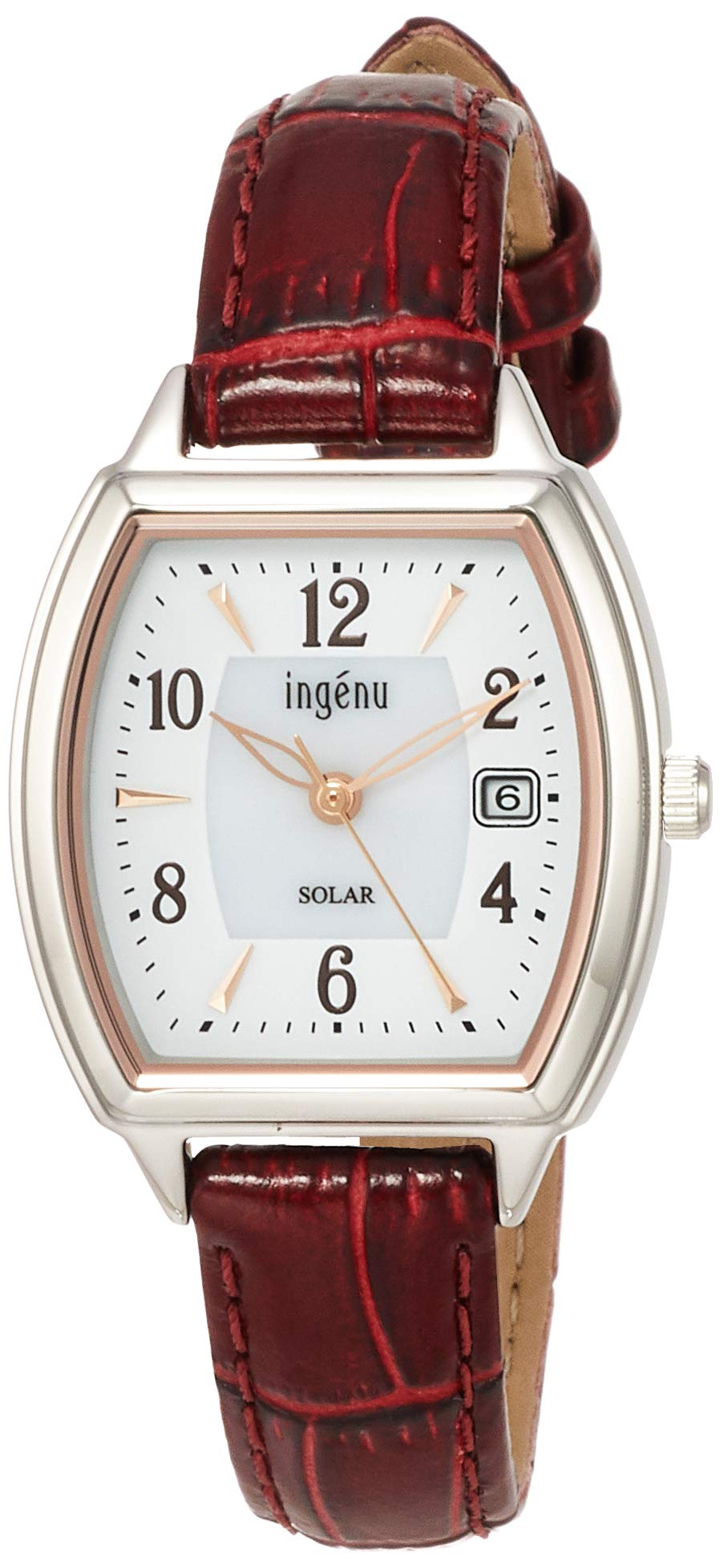 Seiko Watch AHJD413 Women's Angene ingenu Solar Tonneau Style Calendar Included