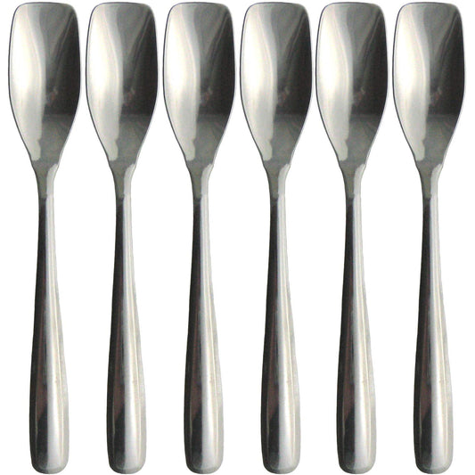 Nagao Slim Ice Spoons, 5 + 1 Piece, 5.3 inches (13.5 cm), Stainless Steel, Made in Japan