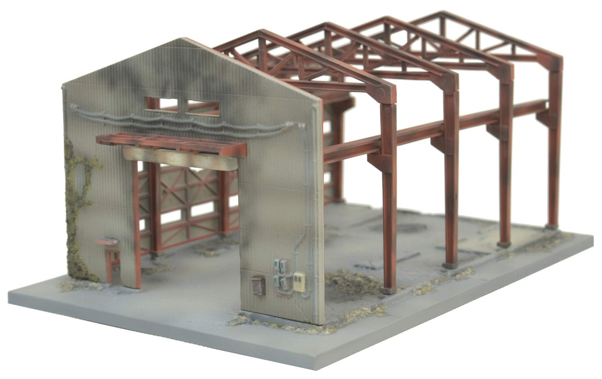 TomyTEC DCM01 Dio-Com Destroyed Factory Diorama 1/144 Scale Model Kit