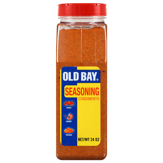 OLD BAY Seasoning, 24 oz - One 24 Ounce Container of OLD BAY All-Purpose Seasoning with Unique Blend of 18 Spices and Herbs for Crabs, Shrimp, Poultry, Fries, and More