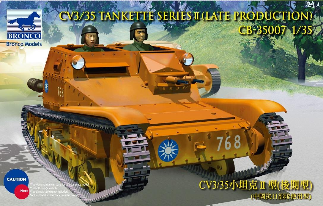 Bronco Models Unbekannt CB35007 Model Kit Cv L3/35 Tankette II