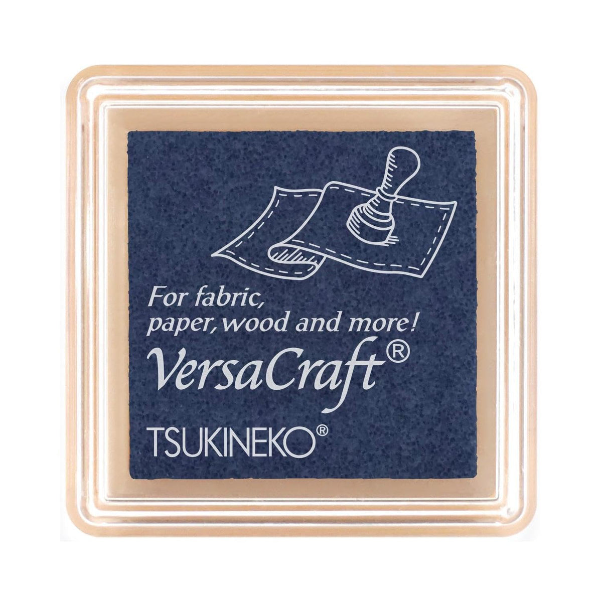 Tsukineko Stamp Pad for Cloth Versa Craft S Koma Keiko Selection Denim VKS-K 10 (Japan Import)