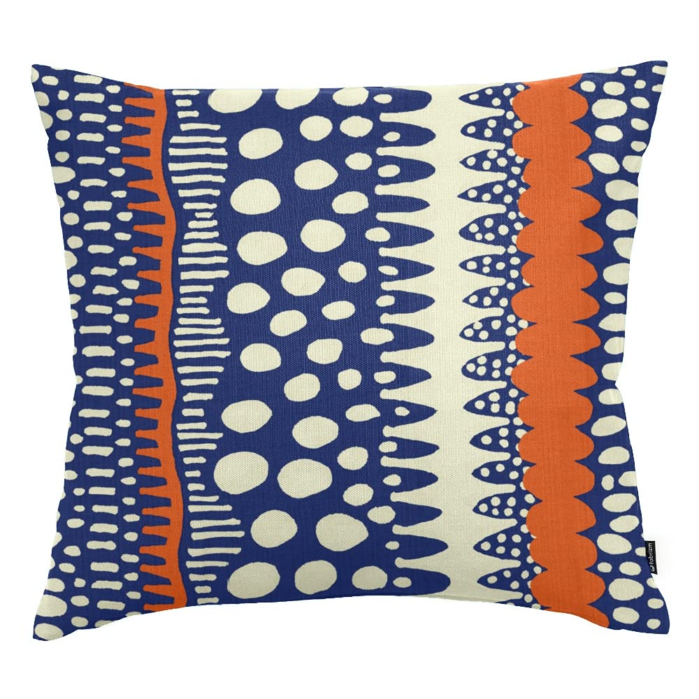 Made In Japan 銘仙 Paper Size Cushion Cover 55 X 59 cm baniran