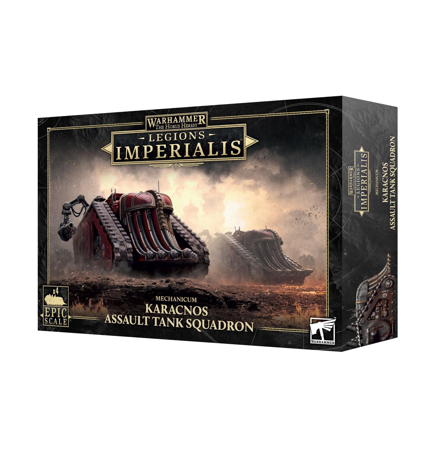 Games Workshop - Warhammer - The Horus Heresy - Legions Imperalis: Mechanicum Karacnos Assault Tank Squad [Epic Scale]