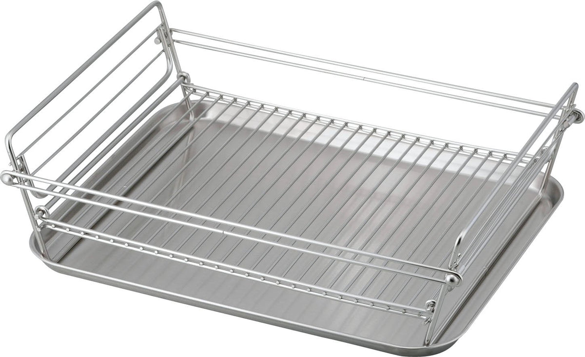 Wahei Freiz SUI-717 Stainless Steel Kitchen Storage Drainer, Sui Mister Collapsible, Large, Made in Japan