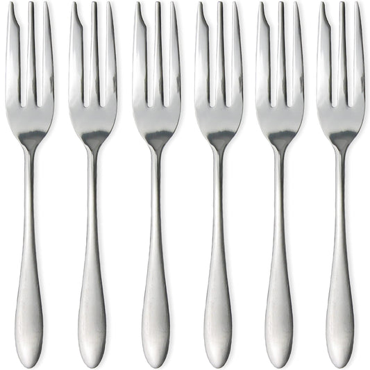 Nagao Tsubamesanjo Cake Forks, 5 Pieces + 1 Fork, 5.7 inches (14.5 cm), 18-0 Stainless Steel, Made in Japan