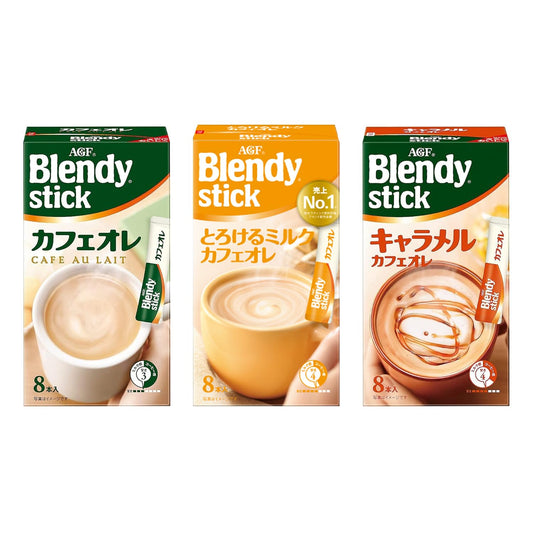 "Blendy Stick" Assortment 2.8oz 3Types Japanese Instant Cofee Ninjapo