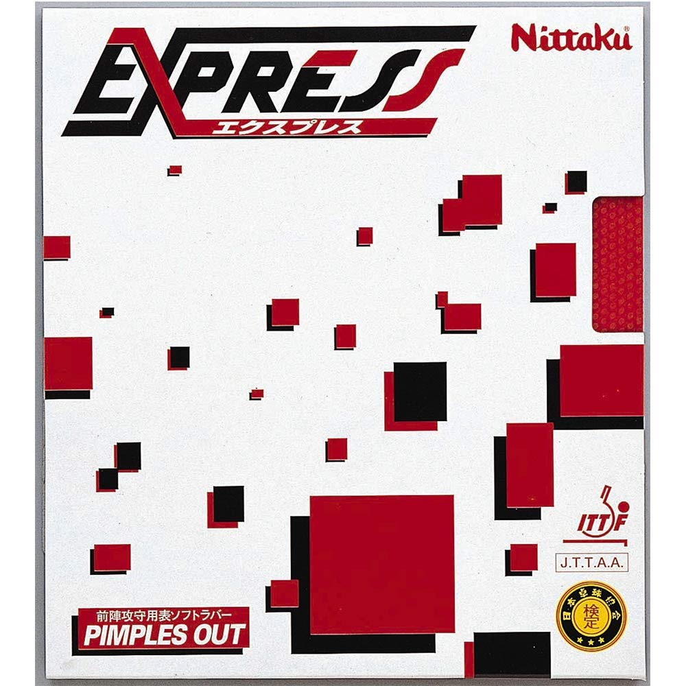 ニッタク(Nittaku) 卓球 ラバー ラバー_エクスプレス 表ソフト 入門用 NR-8521 レッド 厚
