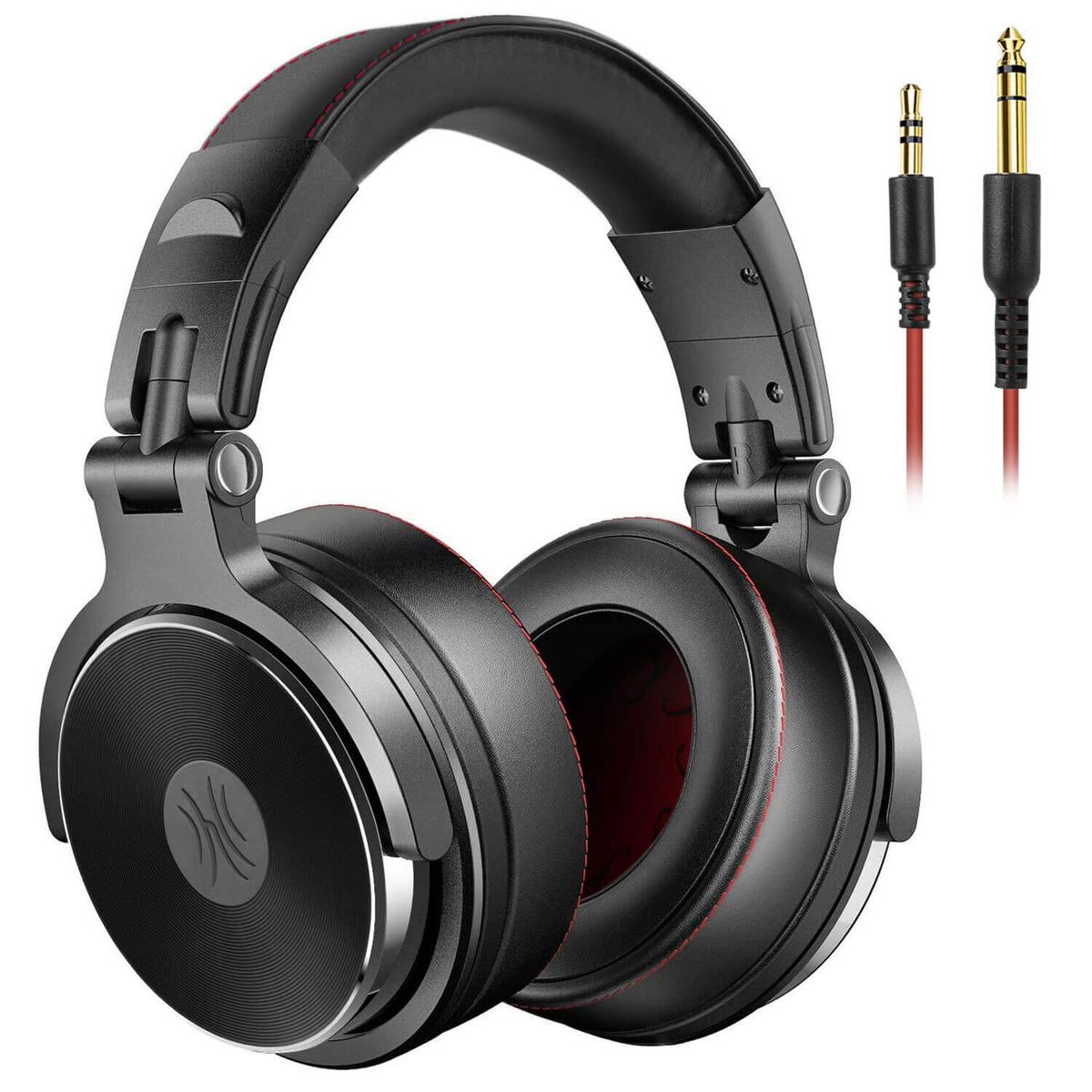OneOdio Pro50 High Resolution Headphones, Wired 50mm Driver, Professional Monitor Headphones for DJ, Airtight for Studio, Musical Instrument Practice, Mixing, TV Watching Movies, Black
