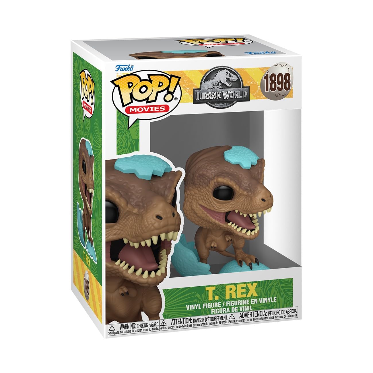 Funko Pop! Movies: Jurassic Park Spring - T-Rex - Collectable Vinyl Figure - Gift Idea - Official Merchandise - Toys for Kids & Adults - Disney Fans - Model Figure for Collectors and Display