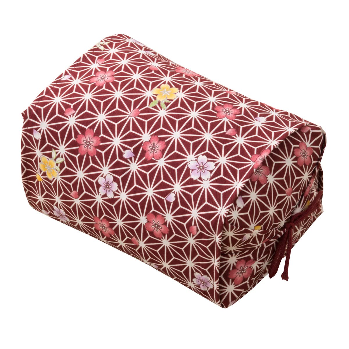 EMOOR Buckwheat Husk Pillow.(Sakura-Red) Made in Japan