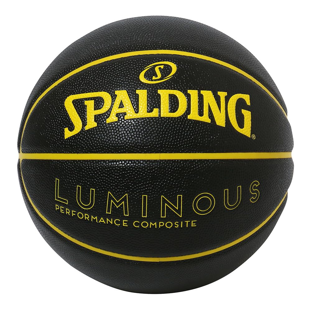 Spalding Luminous Composite Black x Yellow No. 5 Ball 77-861J Basketball Basketball