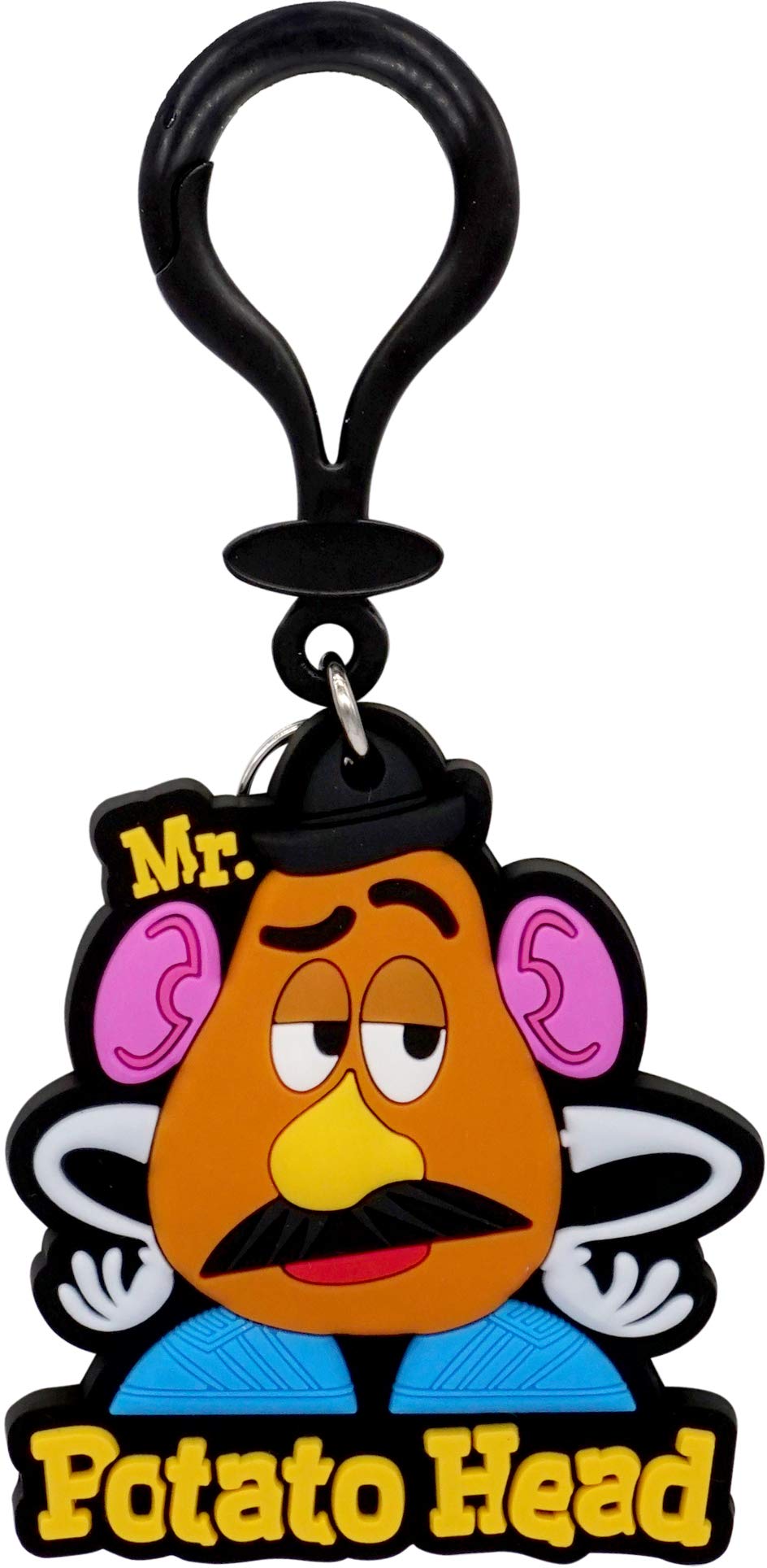 Disney Toy Story Mr. Potato Head Soft Touch PVC ID Tag Bag Clip