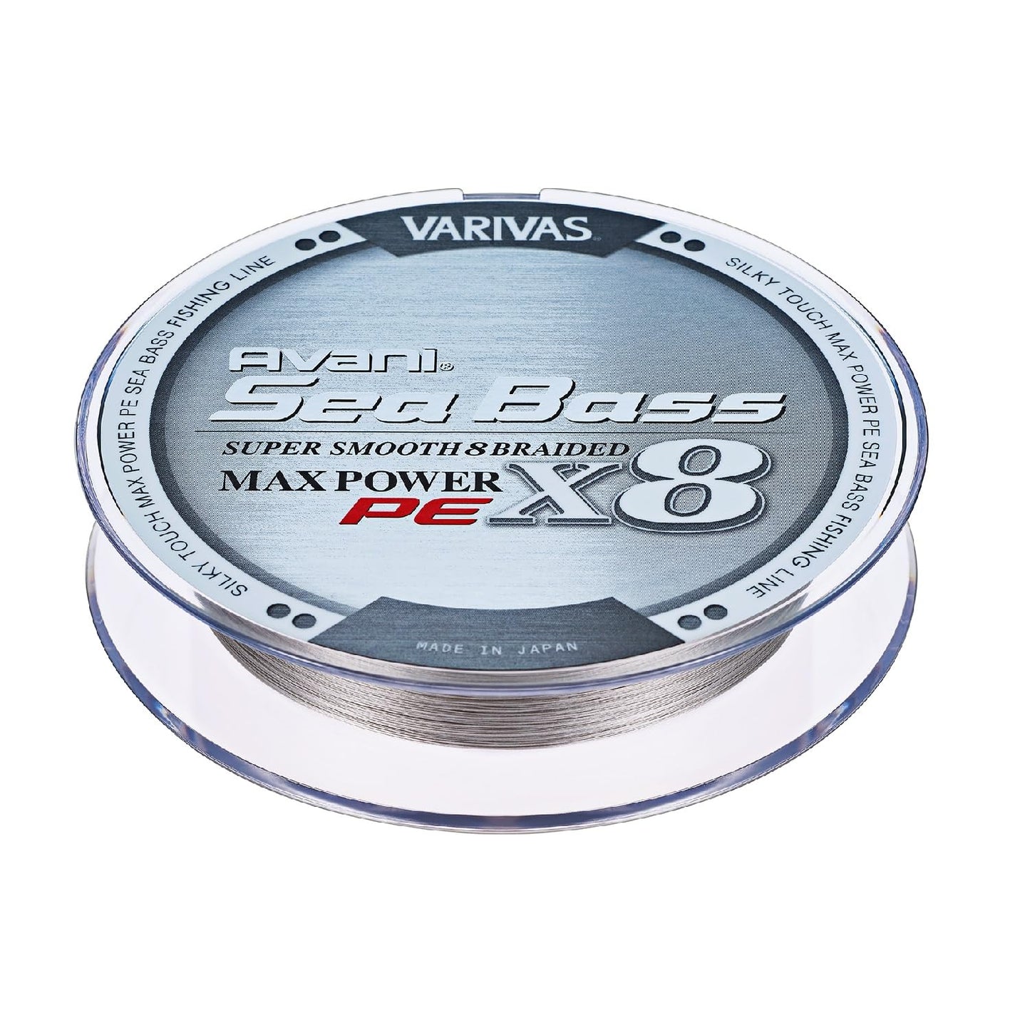 VARIVAS Avani Sea Bass Max Power PE x8 (Stealth Gray, 150m, 28.6 lb (#1.5))