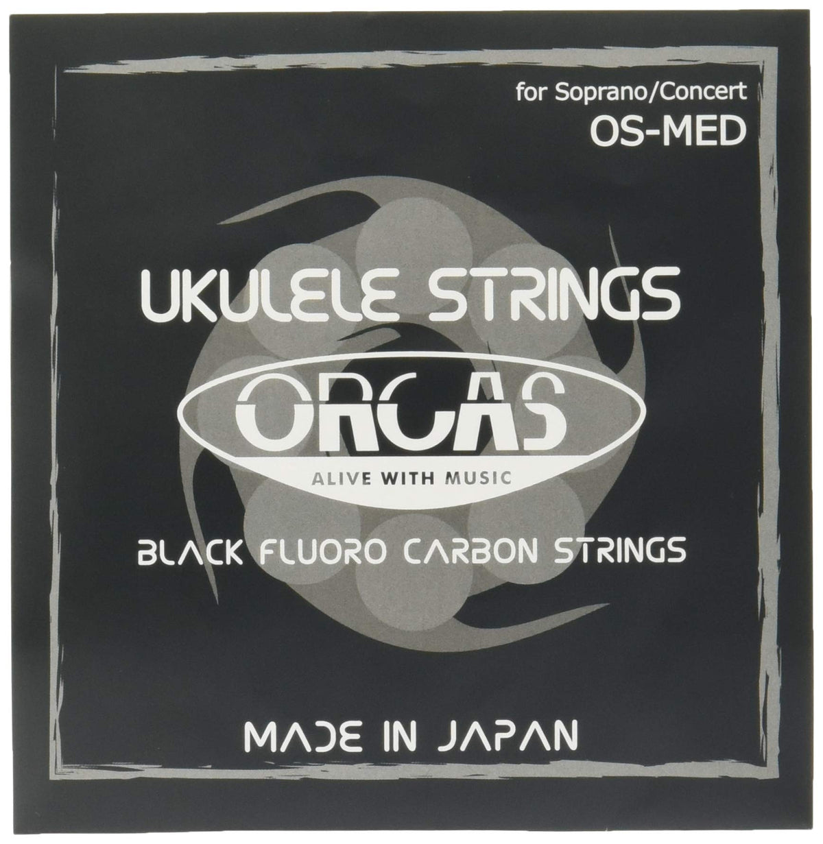 ORCAS OS-MED Ukulele String Set, Soprano for Concerts