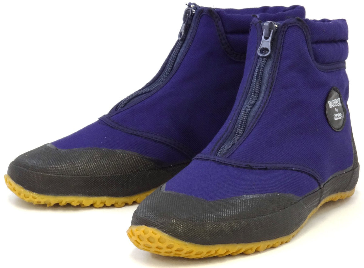 Rikio TVCII ZB Work Shoes, Tabic II Zipper, Navy Blue, US Men's Size 10 (27.0 cm)