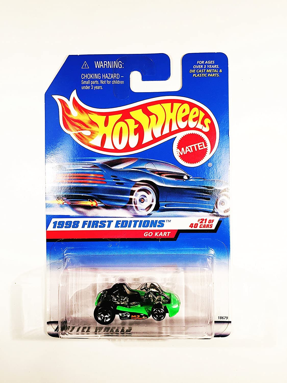 Hotwheels 1998 First Editions Go Kart #21/40 Col#651