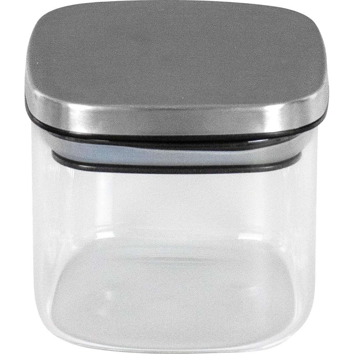 Wahei Freiz RE-7665 Microwave Dishwasher Safe Canister, Square Shape, 20.3 fl oz (600 ml), Heat-resistant Glass, Kitchen Assisted