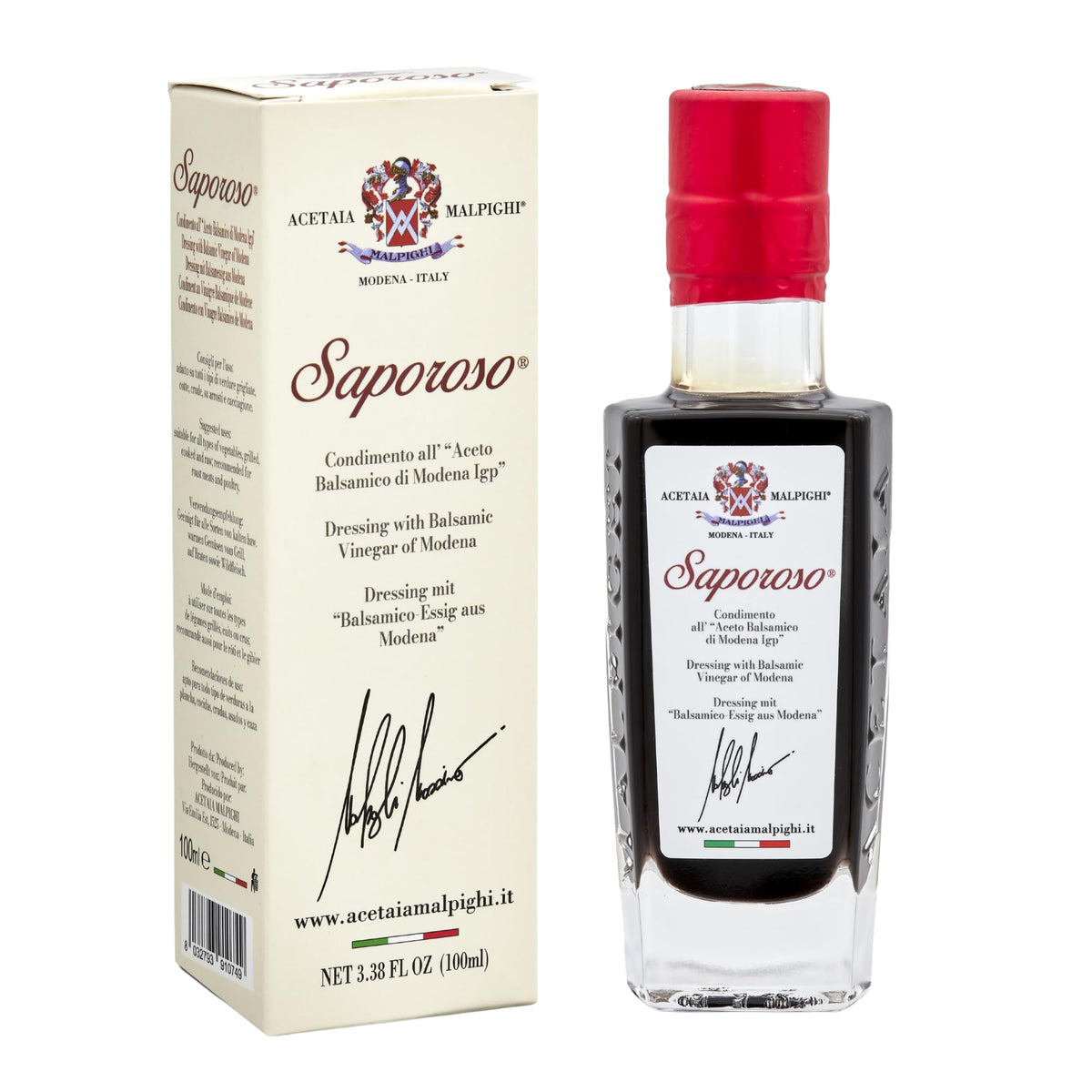 Balsámic Dressing "Saporoso" 6 years old -3,4 oz. (100 ml)
