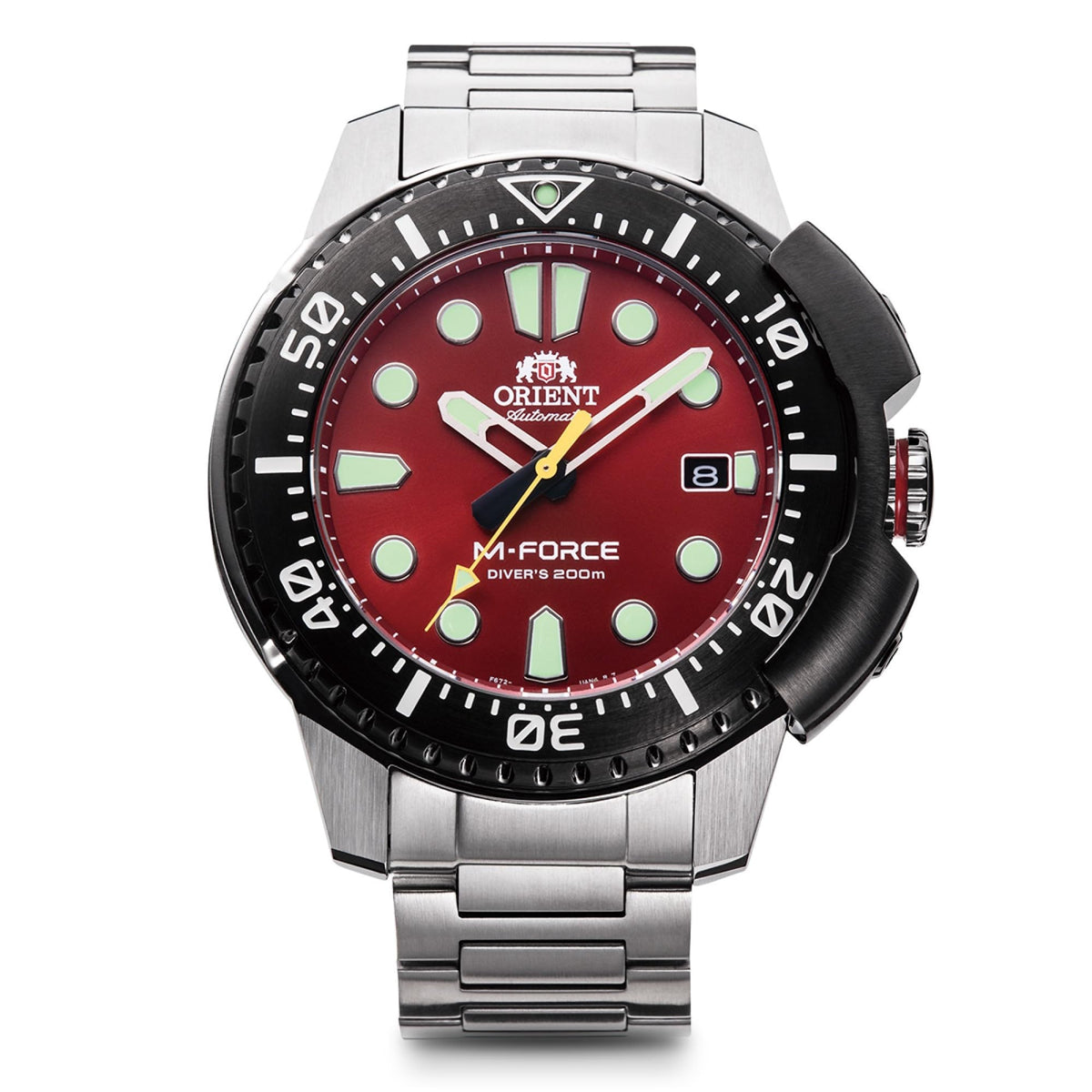 ORIENT M-FORCE RN-AC0L02R Men's Metal Band M-FORCE 70th Anniversary Shipped from Japan