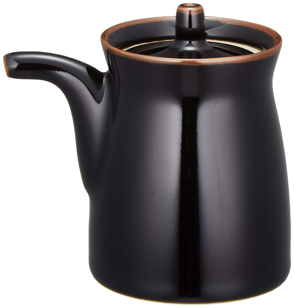 Hakusan Pottery G-Shaped Soy Sauce, Large, Tenmei, Approx. φ2.7 x 3.5 inches (6.8 x 9 cm), 4.2 fl oz (120 ml), Hasami Ware Made in Japan