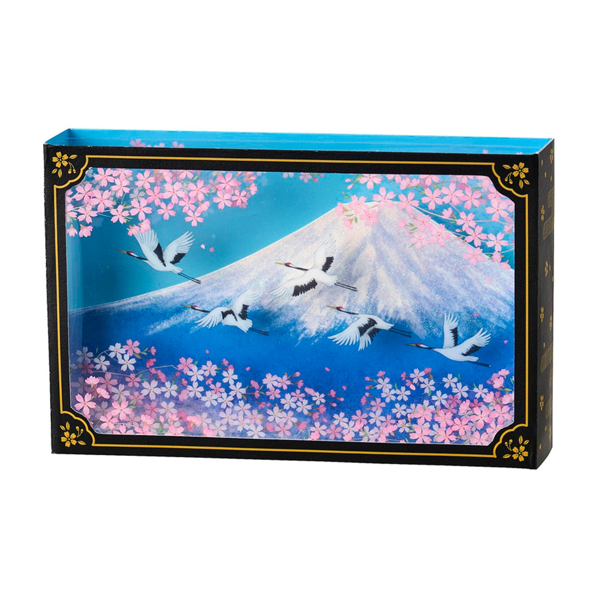 Sanrio WA1-5 453765 Multi-Purpose Mt. Fuji and Crane Message Card