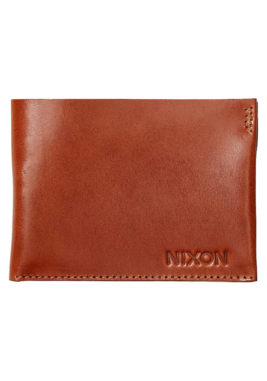 NIXON Cache Bifold Wallet Saddle One Size