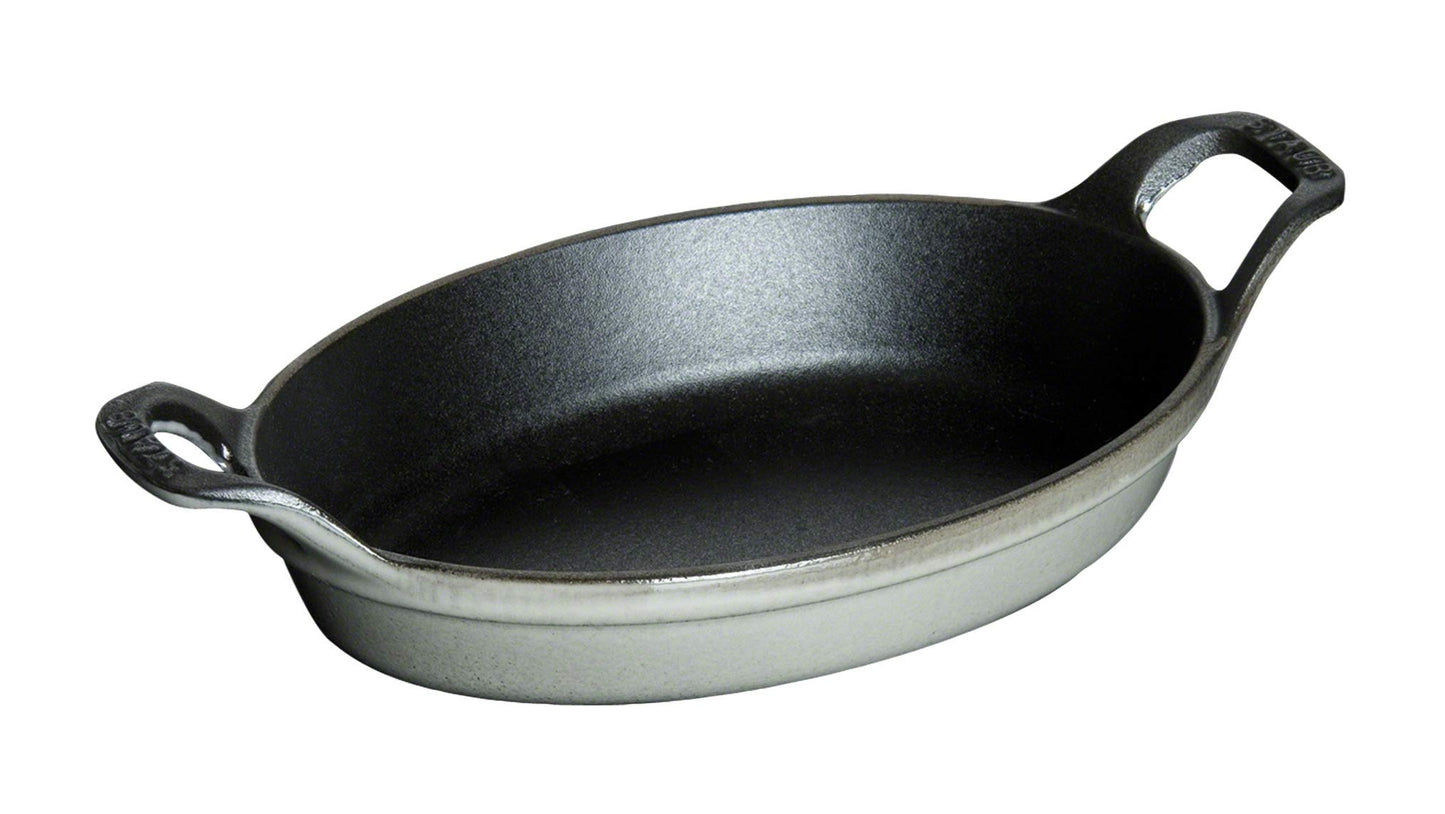 Staub Dish 40509-545 Mini Oval Dish, Gray, 5.9 inches (15 cm)