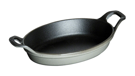 Staub Dish 40509-545 Mini Oval Dish, Gray, 5.9 inches (15 cm)
