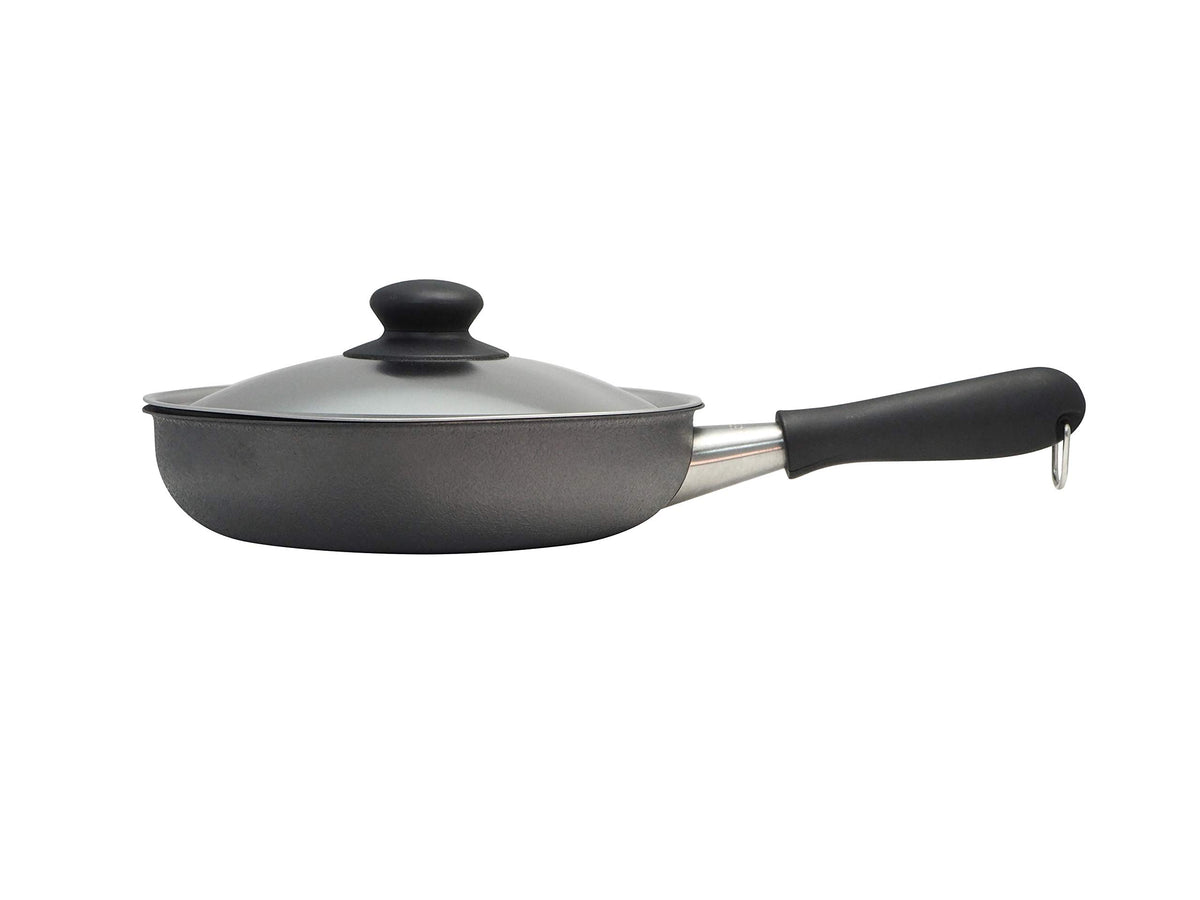 Sori Yanagi Iron Frying Pan with Double Fiber, Non-Rusting, Nitriding, Non-Stick