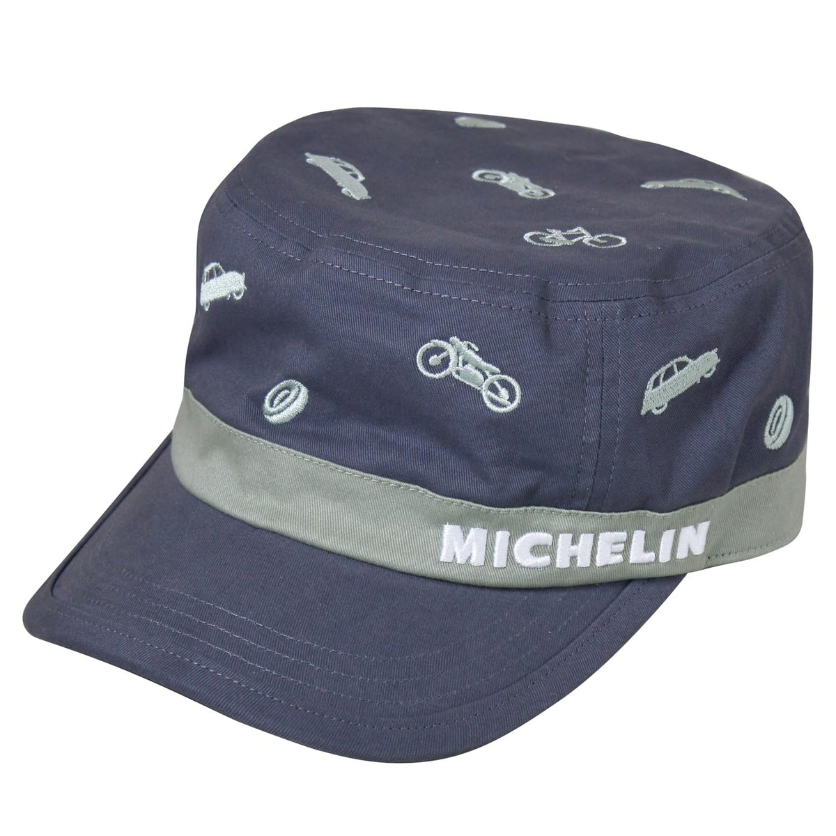 Michelin 281556 Embroidered Work Cap Head Circumference 22.8 inches (58 cm), Gray