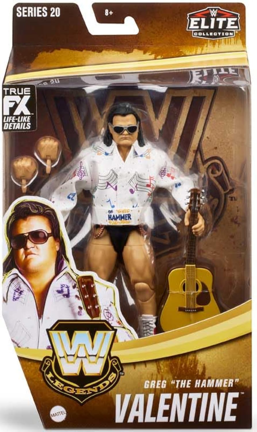 WWE Wrestling Elite Collection Legends Series 20 Greg "The Hammer" Valentine Action Figure