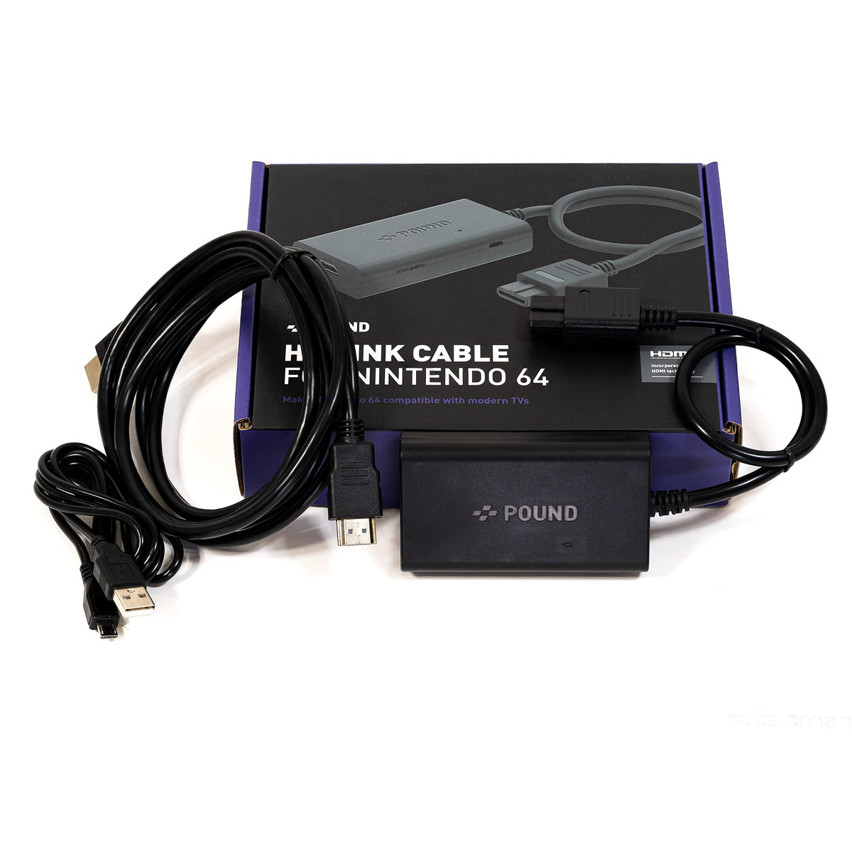 POUND HDMI HD Link Cable for Nintendo 64 (N64)