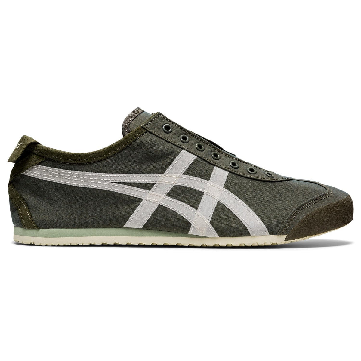 Onitsuka Tiger MEXICO 66 SLIP-ON Oxford, 4, Mantle Green/Birch