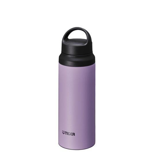 TIGER MCZ-S060VZ Tiger Water Bottle, 20.3 fl oz (600 ml), Handle, Lightweight, Stainless Steel Bottle, Outdoor, Office, Lilac (Purple)