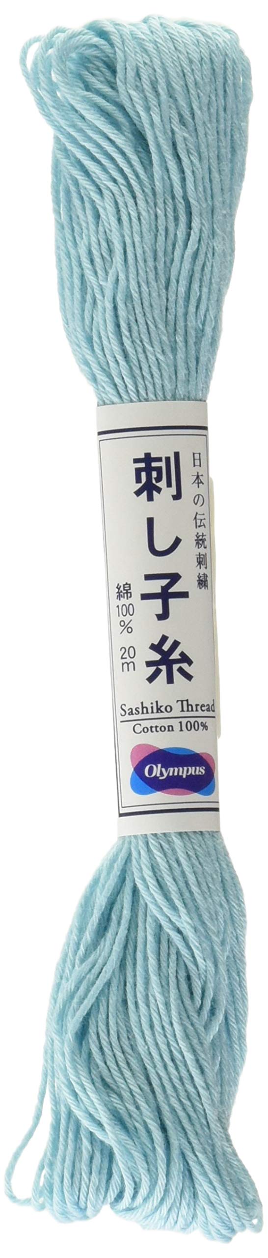Olympus Sashiko 20m Skein Light Blue thread