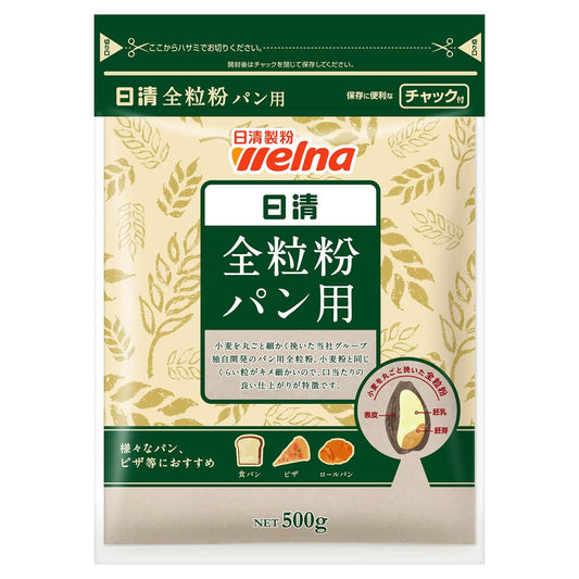 Nisshin whole wheat bread with chuck 500g