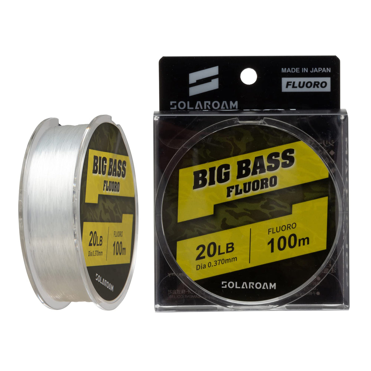 Toray Solalome Big Bass Fluoro, 328.4 ft (100 m), 14 lb