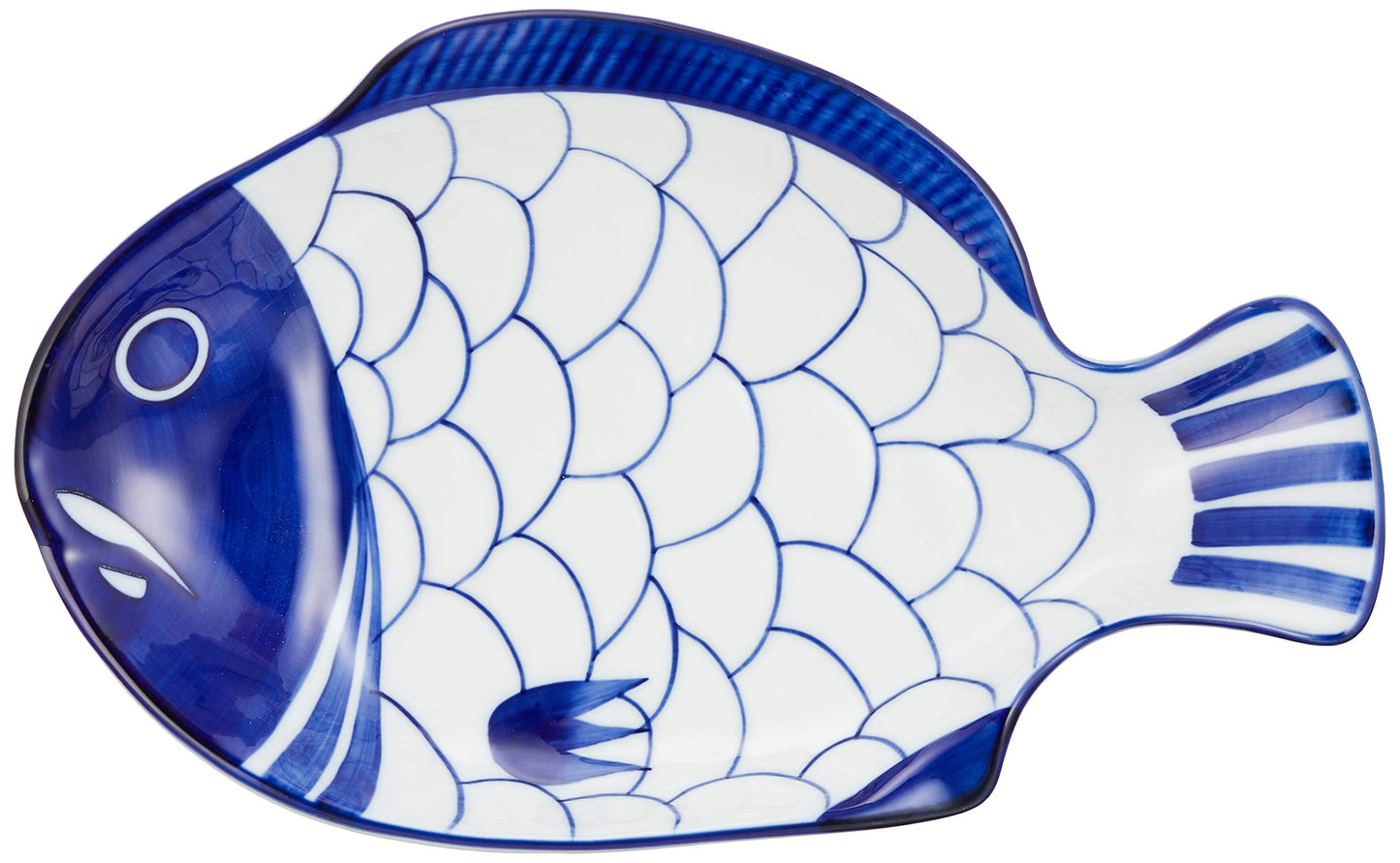 DANSR DANSK PLATE ARABESQUE SMALL FISH PLATER MICROWAVE OVEN AND DISHWASHER SAFE S22205AL Dish DANSK Nordic Charm Scandinavian Modern Ceramic Arabesque Small Fish Platter Scandinavian Hearts Shining