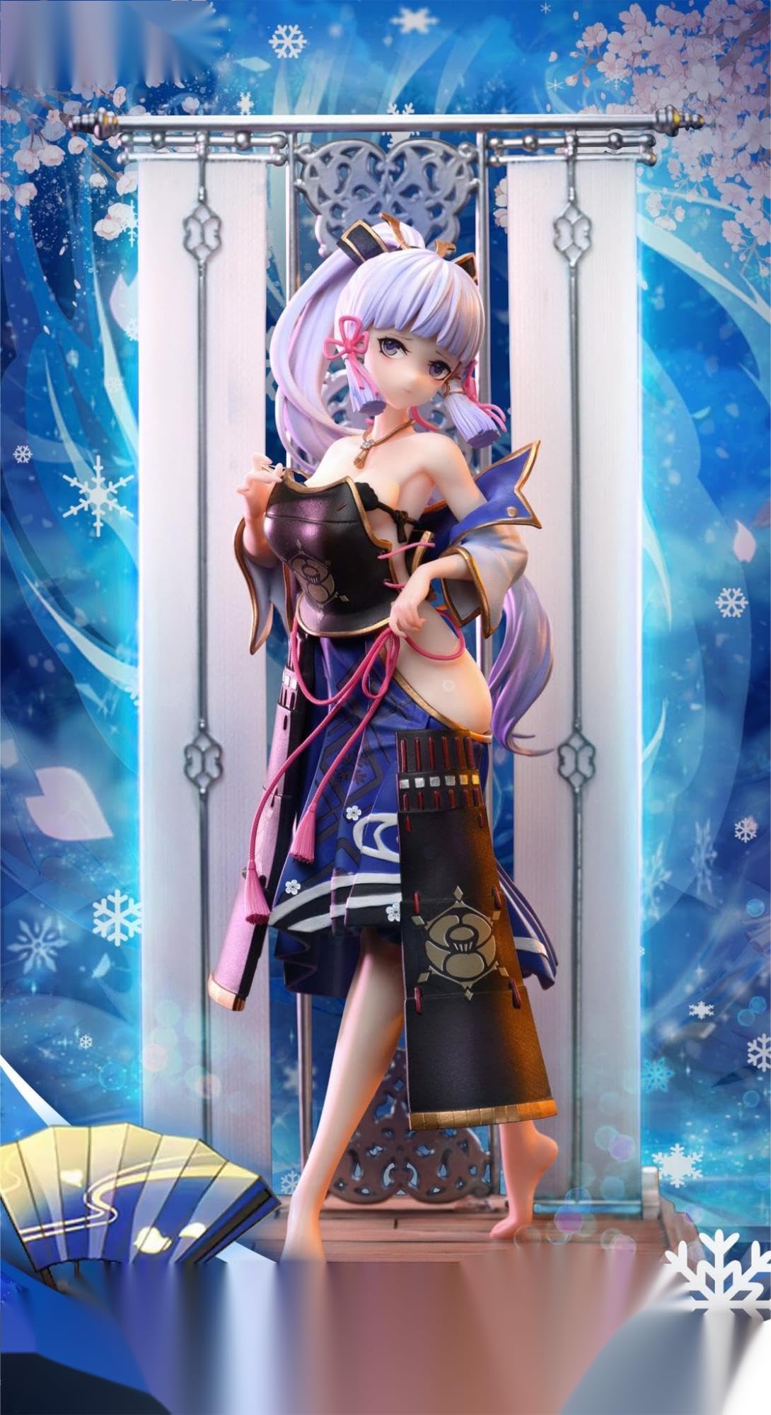 REENEW Kamisato Ayaka Kamisato Figure, Garage Kit Scene Pedestal, Ver.1/7 Scale, M.G Studio Limited Sale, Hand-Made Resin Painted Finished Product