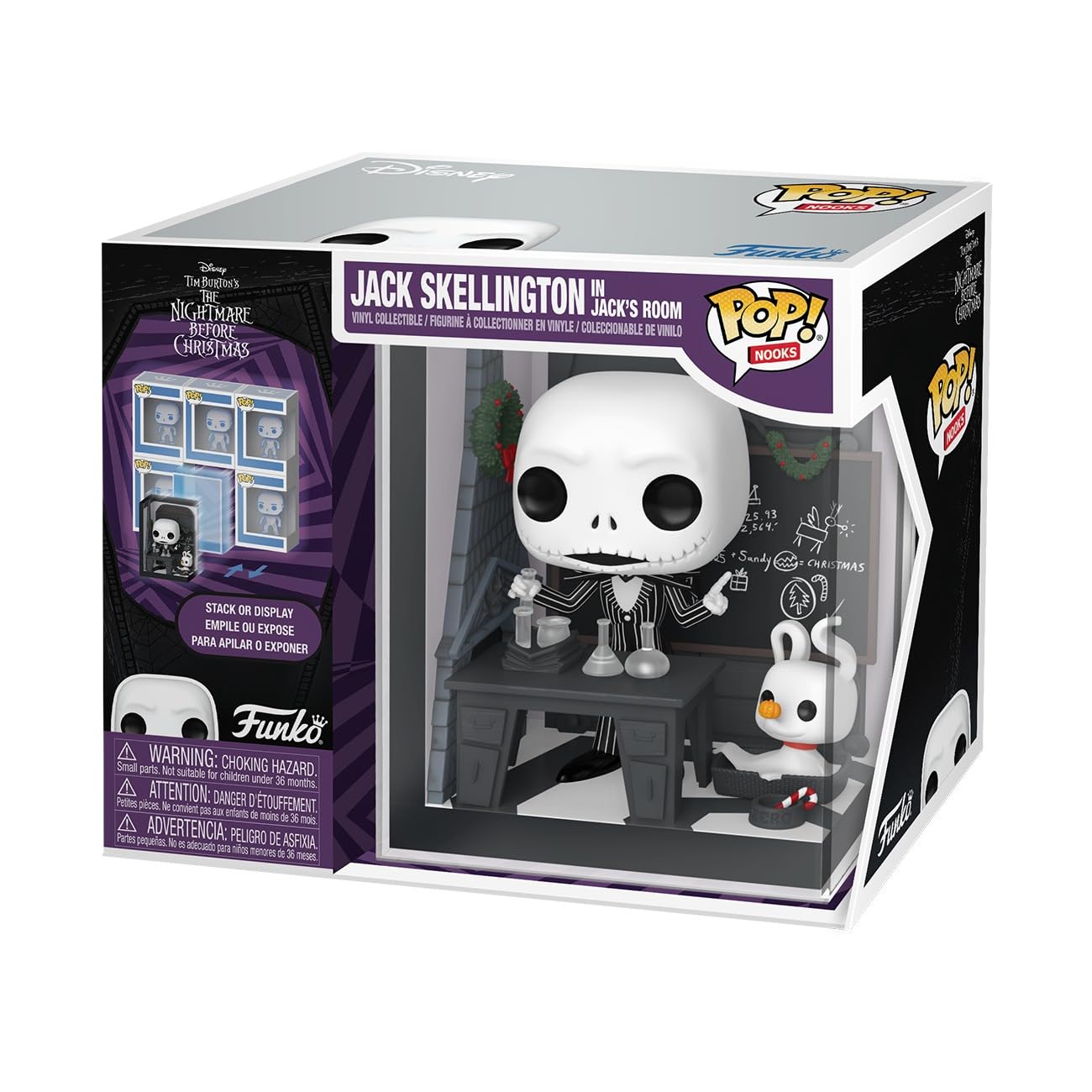 Funko POP! Nooks: Nightmare Before Christmas - Jack Skellington's Room