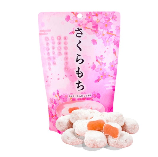 Sakura Mochi Traditional Japanese Wagashi Sweets
