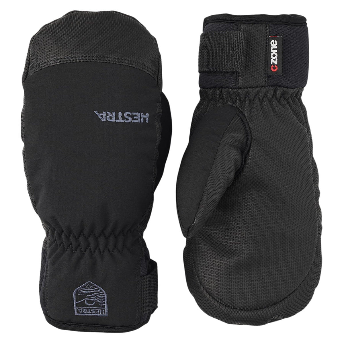 Hestra Ferox Primaloft Junior Mitt (Youth 4-13yrs) I Waterproof, Insulated Mitten, Skiing, Snowboarding & Playing in The Snow - Black - 7