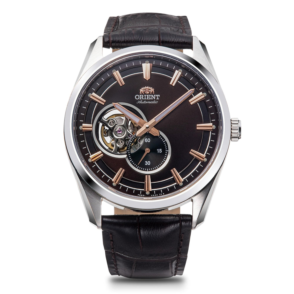Orient Automatic Watch, Mechanical, Made in Japan, Automatic, Open Heart, Braun, Watch Orient, Mechanical