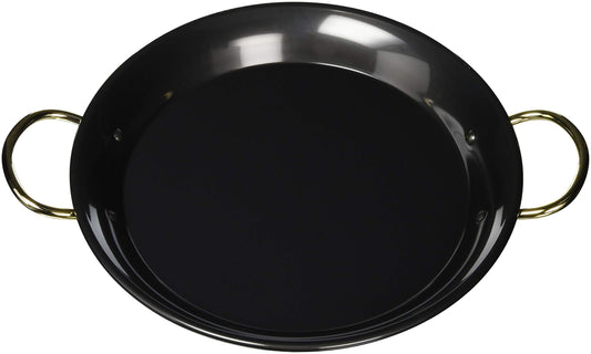 EBM Iron Blue Temper Paella Pot, 11.0 inches (28 cm)