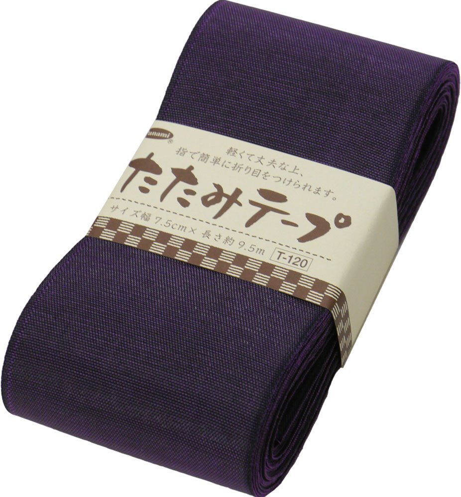 panami plain tatami tape width 7.5cm x length 9.5m roll T-120 purple (japan import) by Panami