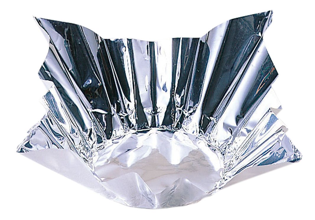 Aluminum Foil Pot, Silver, 200 Pieces, No. 8 (80047)
