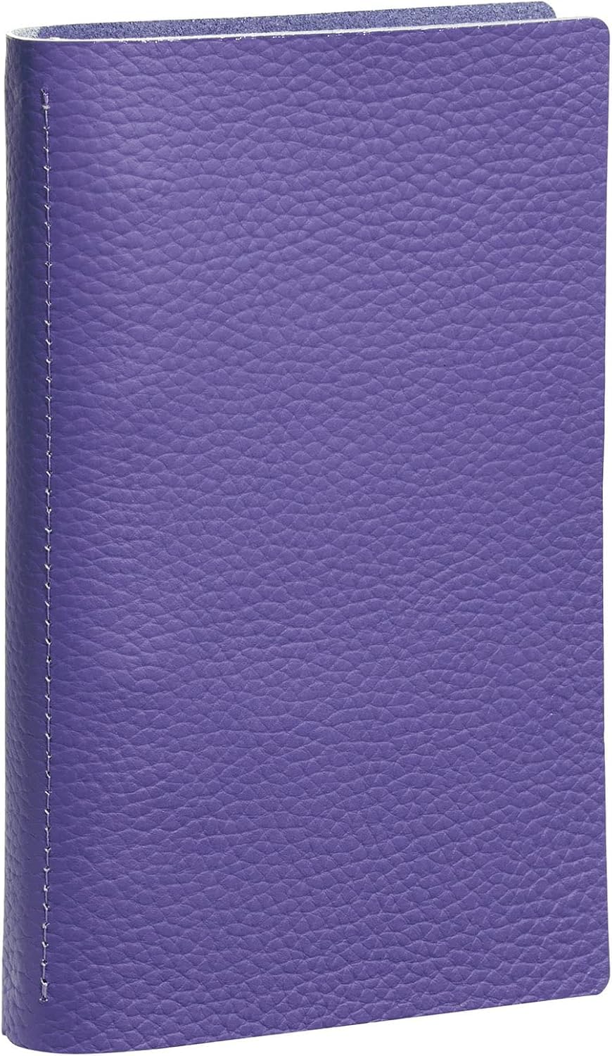 Da Vinci Dolcemente ES Bible Size 0.6 inch (15 mm) [Violet] Personal Notebook, Made in Japan DB